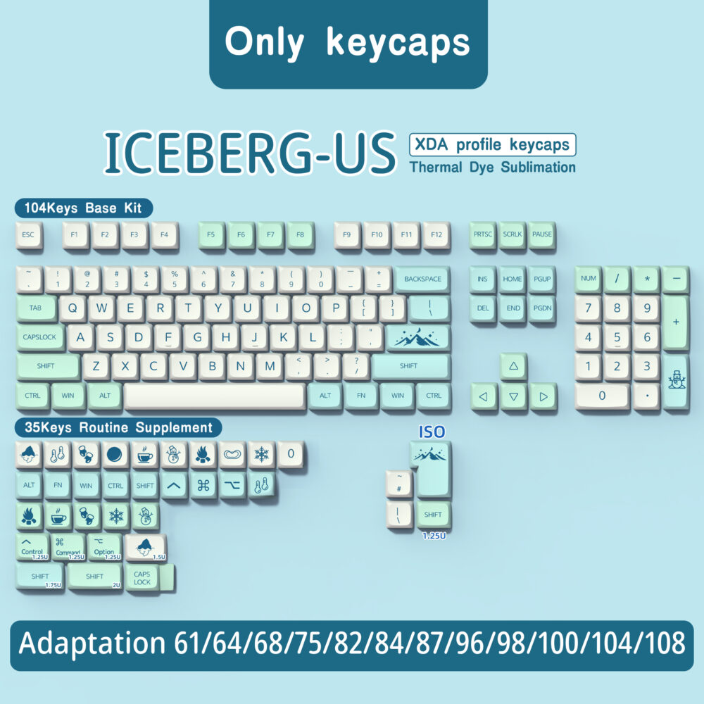 Cold store keycap XDA 139 keys - Image 2