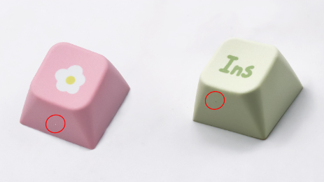 Keycap defect