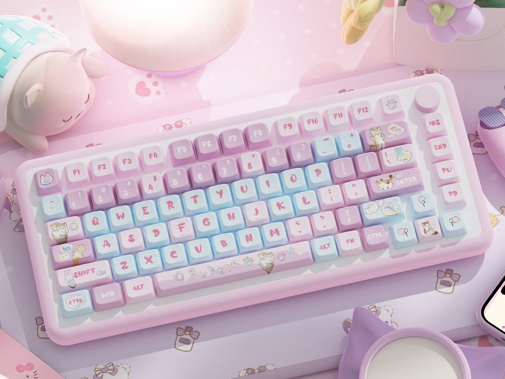 pink pbt keycap